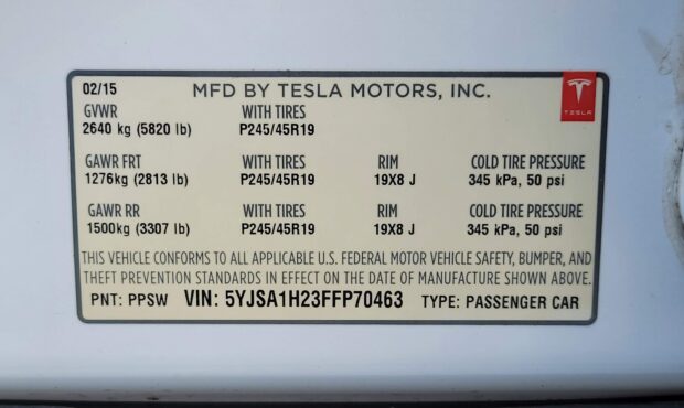 Мініатюра 22 Tesla Model S 85D 2015